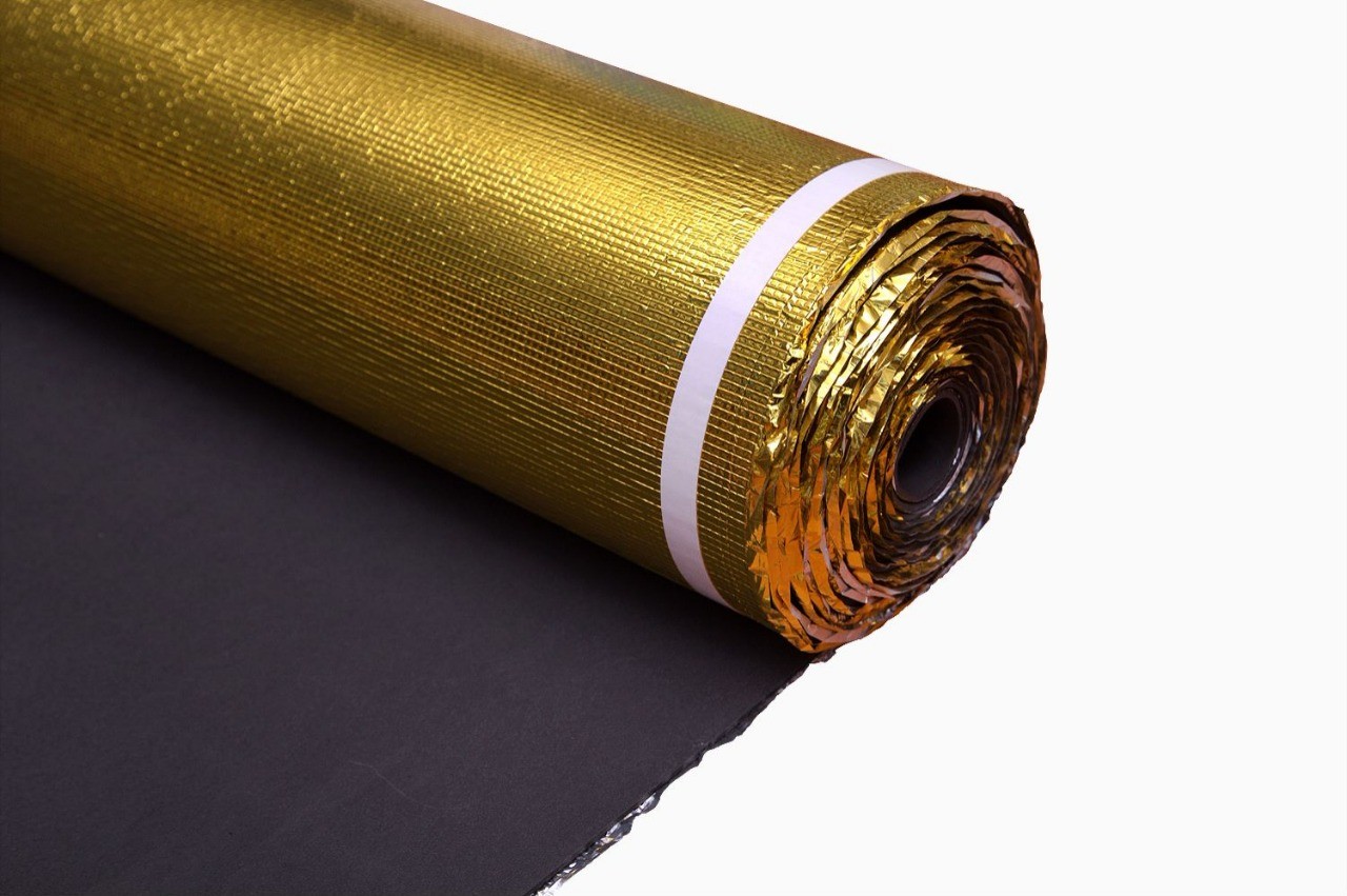 Golden Rubber underlay flexibility to absorb pressure from movements on the floor, flooring underlay gives the laminate stability.