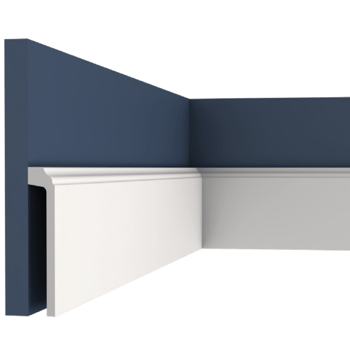 ST-1223 124 mm X 23 mm X 2400 mm Skirting Board High Density Foamed Polystyrene