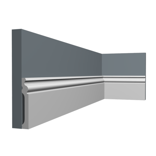 WS100 100 mm X 15 mm X 2400 mm Skirting Board Polystyrene