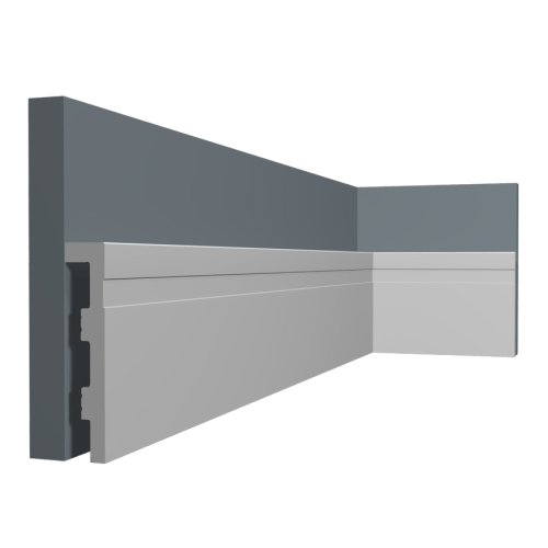 WS120 120 mm X 24.8 mm X 2400 mm Skirting Board Polystyrene