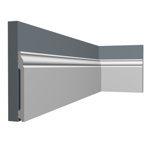 WS140 140 mm X 14 mm X 2400 mm Skirting Board Polystyrene