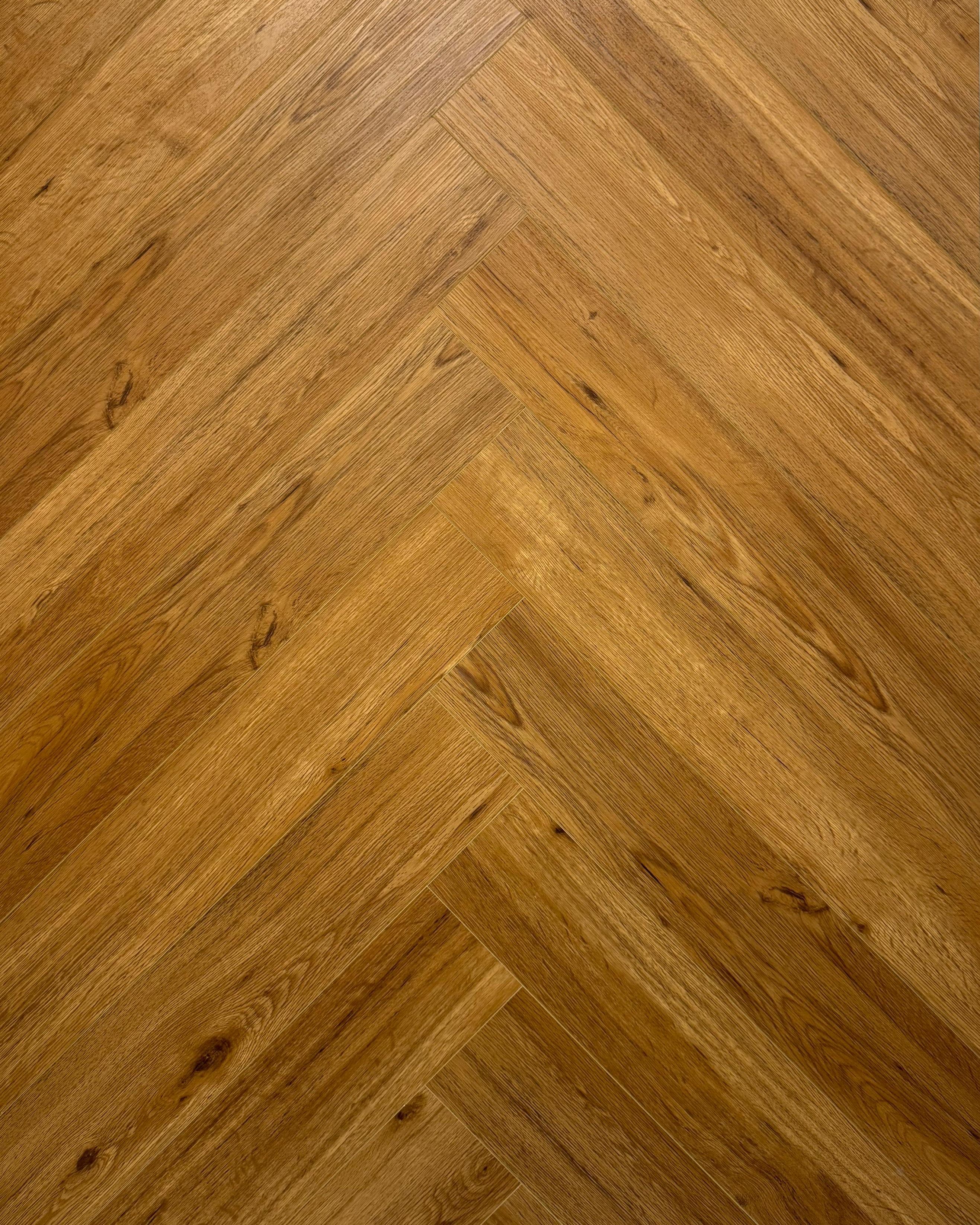 chestnut oak 5mm lvt herringbone